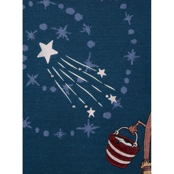 NEW EXCLUSIVE! Disney Mickey Mouse Fantasia Embroidered Icons Womens Cardigan XL - Picture 4 of 4